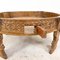 Antique Indian Carved Round Coffee Table 8