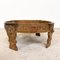 Antique Indian Carved Round Coffee Table 7
