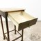 Vintage Brass Side Table with Marble Top 6