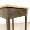 Vintage Brass Side Table with Marble Top 4