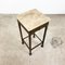 Vintage Brass Side Table with Marble Top 2