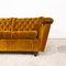 Gelbes Vintage 2-Sitzer Sofa aus Samt in Gelb 5