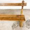 Antique Garden Bench with Heavy Cast Iron Frame 13