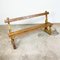 Antique Garden Bench with Heavy Cast Iron Frame, Image 2
