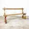 Antique Garden Bench with Heavy Cast Iron Frame, Image 7