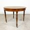 Antique French Round Wooden Dining Table 1