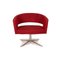 Turner Red Fabric Swivel Chair from Montis 9