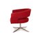 Turner Red Fabric Swivel Chair from Montis 13