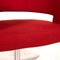 Turner Red Fabric Swivel Chair from Montis 3