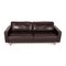 Brown Leather 3-Seater Sofa from Gyform 7