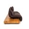 Dark Brown Leather Free Motion Edit Sofa from Koinor, Image 13