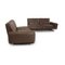 Model 50 Brown Leather Corner Sofa from Rolf Benz 10