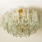 Large Glass Flush Mount or Chandelier by by J.T. Kalmar, 1960s 4