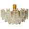 Large Glass Flush Mount or Chandelier by by J.T. Kalmar, 1960s 2