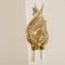 Large Gold Glass Wall Sconce from Barovier & Toso, Italy, 1950s 8
