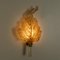Large Gold Glass Wall Sconce from Barovier & Toso, Italy, 1950s 12