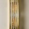 Large Murano Glass and Gilt Brass Sconce, Italy, Image 7