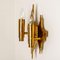 Mid-Century Brass Wall Sconces, 1970, Set of 2 12