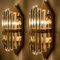 Murano Glass and Gilt Brass Sconces in the Style of Venini, Italy, Set of 2, Image 7