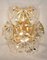 Faceted Crystal and Gilt Sconces from Kinkeldey, Germany, 1970s, Set of 6, Image 7