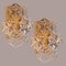 Faceted Crystal and Gilt Sconces from Kinkeldey, Germany, 1970s, Set of 6 8