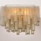 Large Modern Square Blown Flush Mount Lamp from Doria, 1960s 8