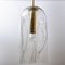 Glass Pendant Lamp from Doria, 1960s 5