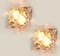 Square Crystal & Gold-Plated Sconces from Kinkeldey, Germany, 1970s 3