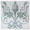 Art Nouveau Glazed Tiles, Belgium, 1920s, Set of 16, Image 1