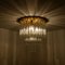 Chandelier or Flush Mount in Brass and Crystal from Palme, 1960s, Image 17