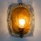 Brass and Hand-Blown Brown Murano Glass Wall Lights by J. Kalmar, Set of 2, Image 4