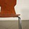 Chairs in Plywood & Chromed Metal, Holland, 1960s or 1970s, Set of 4 6