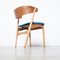 Vintage Chair with Petrol Blue Seat, Image 12