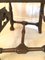 Antique Carolean Style Carved Oak Chairs, Set of 10 8