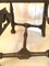 Sedie antiche in legno intagliato caroleano in quercia, set di 10, Immagine 8