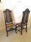 Antique Carolean Style Carved Oak Chairs, Set of 10 12