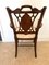 Small Antique Edwardian Inlaid Mahogany Armchair 3