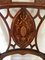 Small Antique Edwardian Inlaid Mahogany Armchair 9