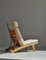 AP-71 Lounge Chairs in Oak & White Savak Wool by Hans J. Wegner for A. P. Stolen, 1968, Set of 2 5