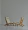 AP-71 Lounge Chairs in Oak & White Savak Wool by Hans J. Wegner for A. P. Stolen, 1968, Set of 2 20