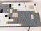 Mid-Century Glass Mosaic Coffee Table in Black, White, Grey & Gold 4