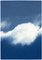 Großes Triptychon in Wolken-Optik, Cyanotypie Druck, 2021 5