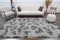 Tapis Oushak Vintage Fait Main en Laiton, Anatolie 3