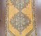 Vintage Handmade Turkish Oushak Runner Rug in Yellow Wool, Anatolia, Image 5