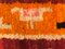 Tibetischer Kaden Meditationsteppich in Orange & Rot, 1950er 9