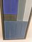 John Hopwood, Blue Abstract Number 2, Pittura ad olio geometrica, anni '80, Immagine 5