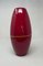 Red Murano Glass Vase by Antonio Da Ros for Cenedese, 1980s, Italy 3