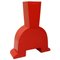 Red Ceramic Vase from Florio Keramia, Italy 1