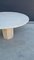 Round Travertine Dining Table in the Style of Up&Up 3