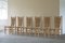 Mid-Century French Naturalist Woven Chairs in Solid Elm by Pierre Chapo, 1960s, Set of 6, Image 1